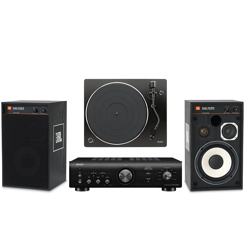 ชุดเครื่องเสียงบ้าน Hi-fi Classic 2 JBL 4312MII, DENON DP-400 และแอมป์ PMA-600NE