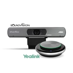 SOUNDVISION VC 4K PRO(84) SET 2 กล้อง EPTZ สำหรับห้องประชุมออนไลน์ พร้อมไมค์ประชุมทางไกล